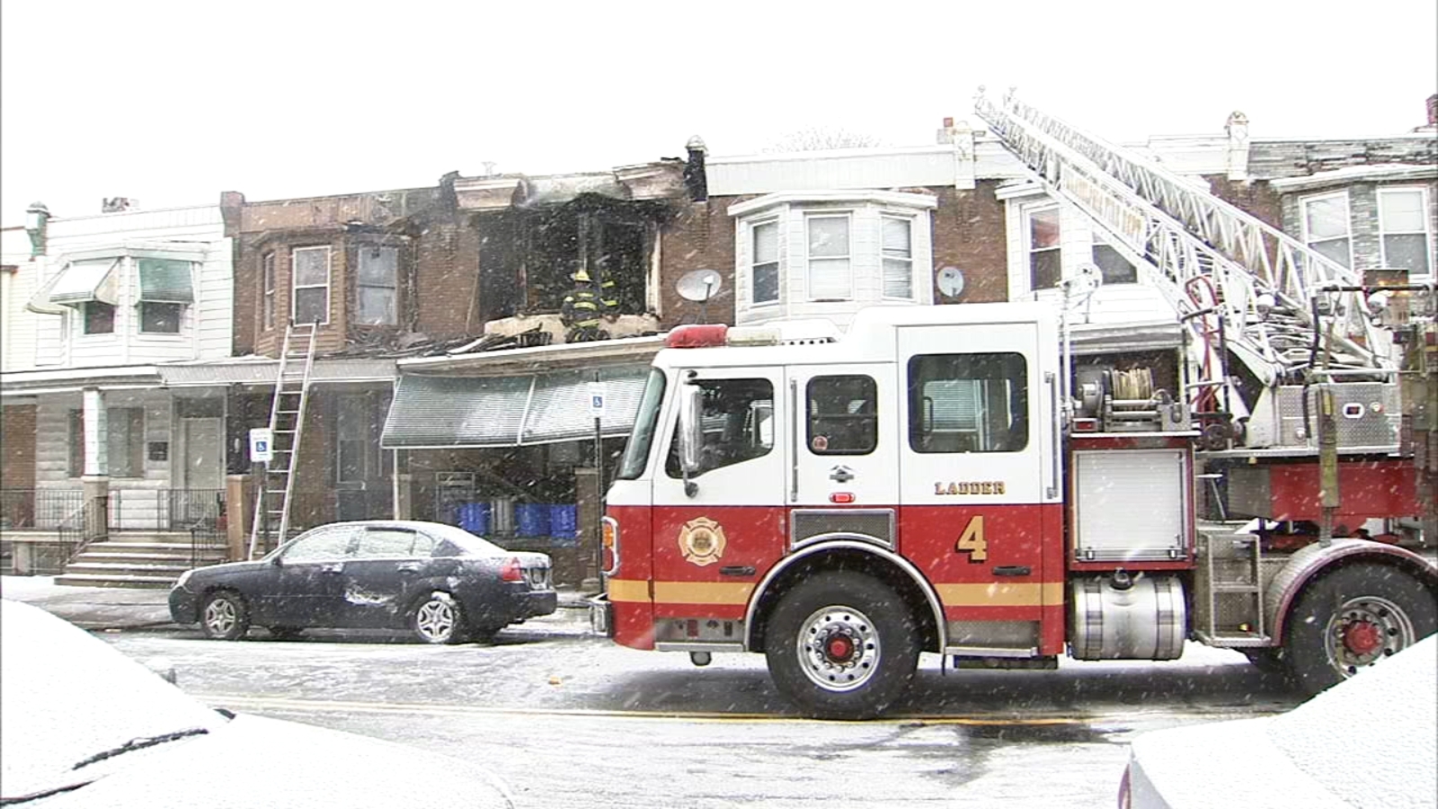 Firefighters battle house fire in Southwest Philadelphia - 6abc ...