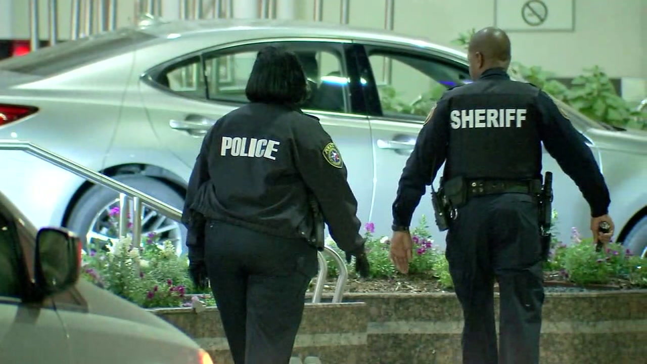Increased patrol outside Hyatt