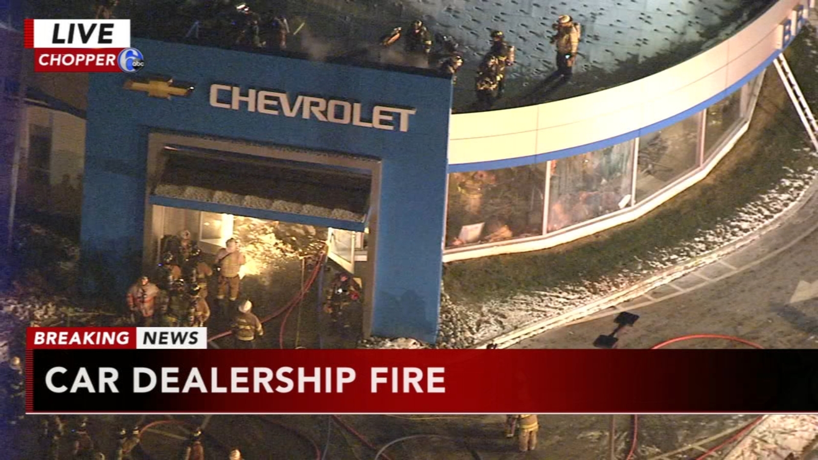 3alarm fire at Jenkintown car dealership 6abc Philadelphia