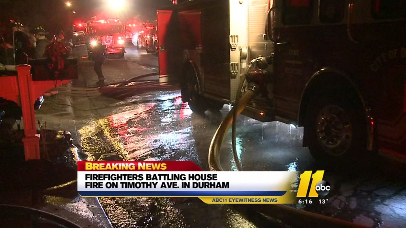 Durham firefighters battle 'stubborn' house fire ABC11 RaleighDurham