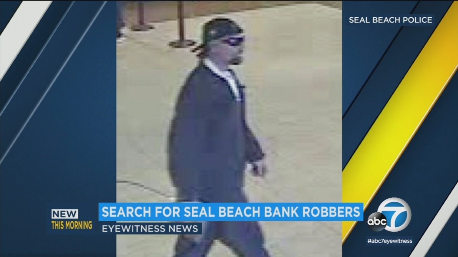 Seal Beach bank robbed by 2 men armed with 'large knife'; suspects at