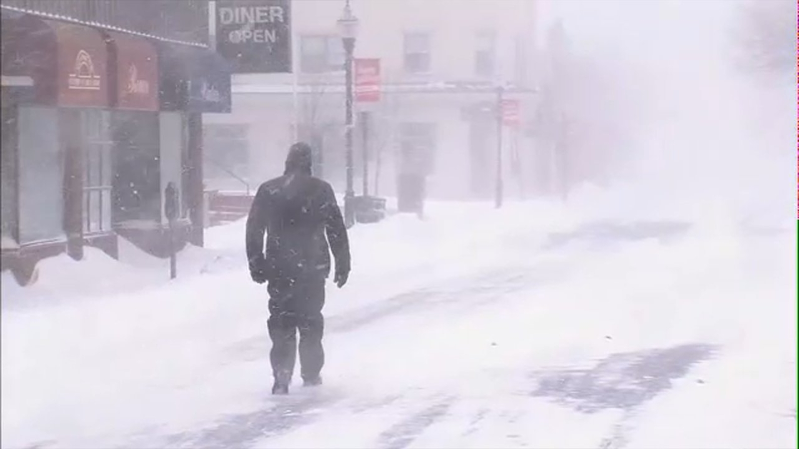 Monster nor'easter storm dumps snow on New York City area, including ...