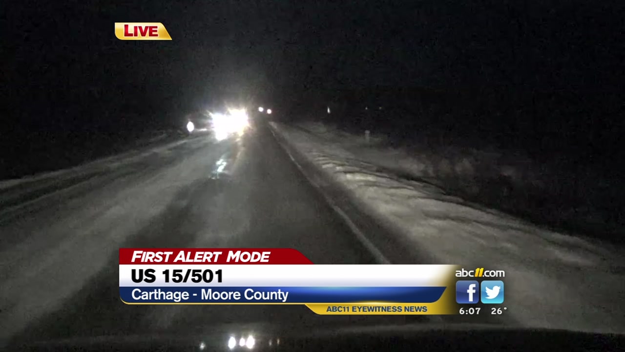 Road conditions in Moore