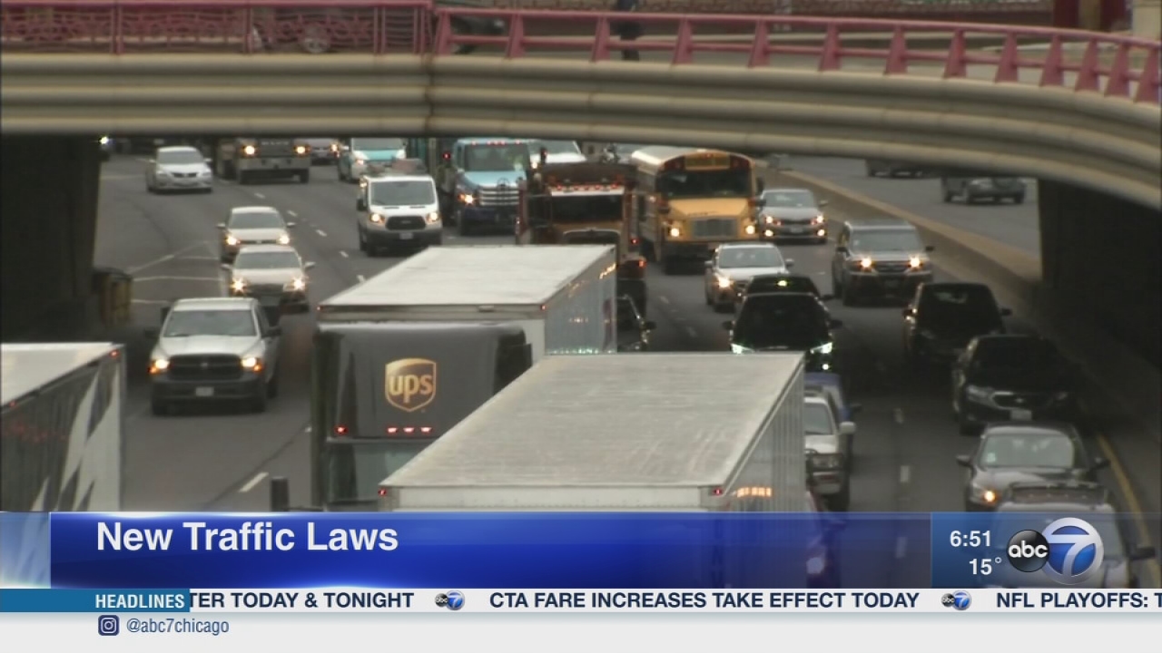 New laws for drivers in 2018