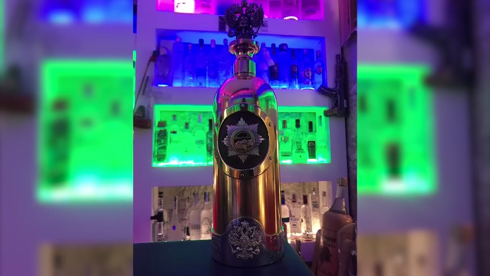 Thief dumps $1.3 million vodka bottle at construction site