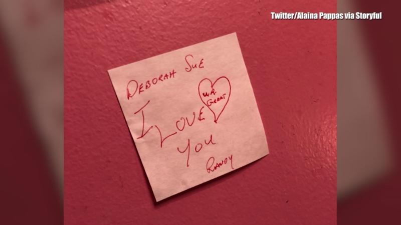 Sweet Note To Wife Romantic Grandpa Leaves Love Notes Around The House For His Wife - Abc13  Houston