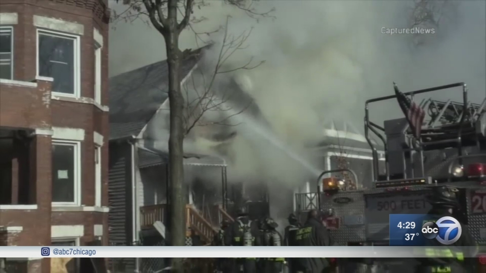 3 firefighters among 4 injured in West Side house fire - ABC7 Chicago