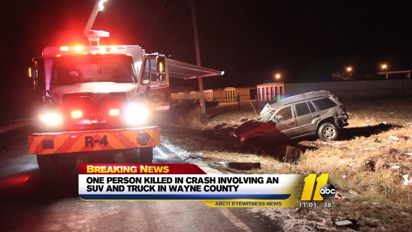 1 killed in Wayne County crash involving SUV, 18wheeler ABC11