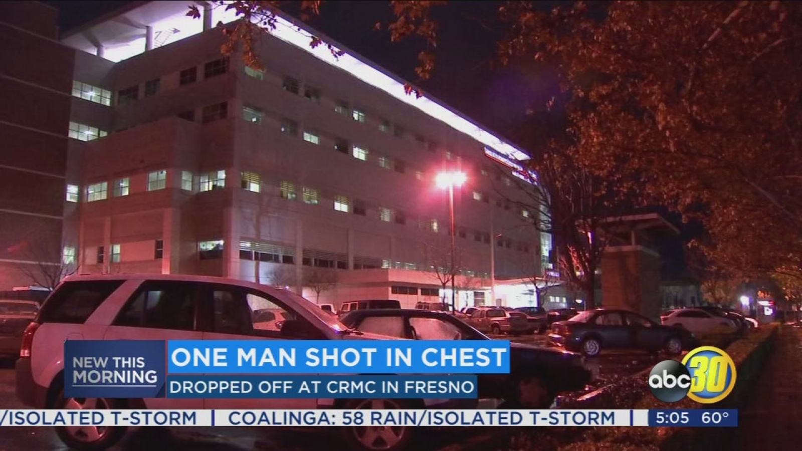 Man in critical condition after showing up to Fresno hospital with ...