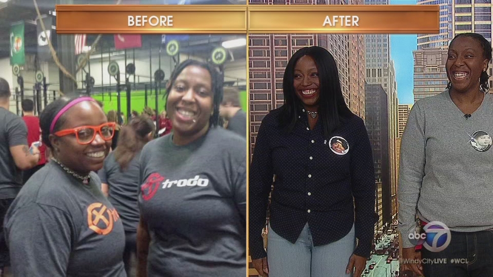 Co-workers work out together, lose 180 pounds