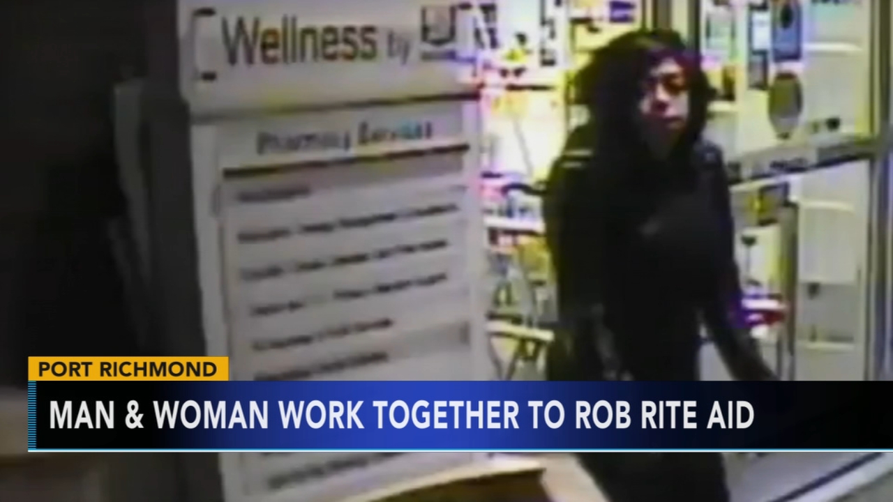 Police: Man and woman work together to rob Rite Aid