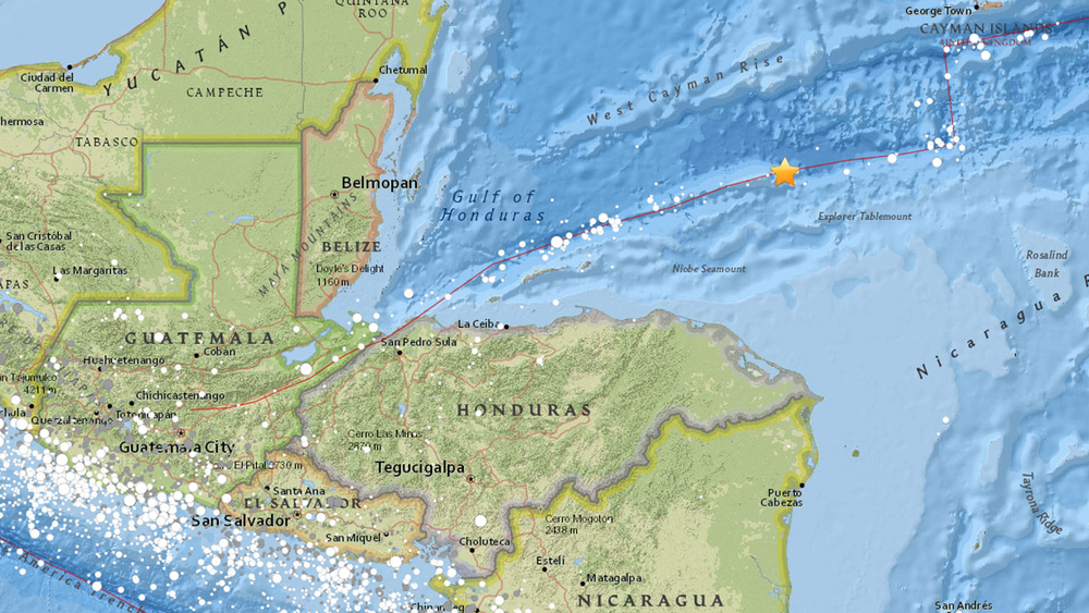 7.6-magnitude earthquake strikes off coast of Honduras
