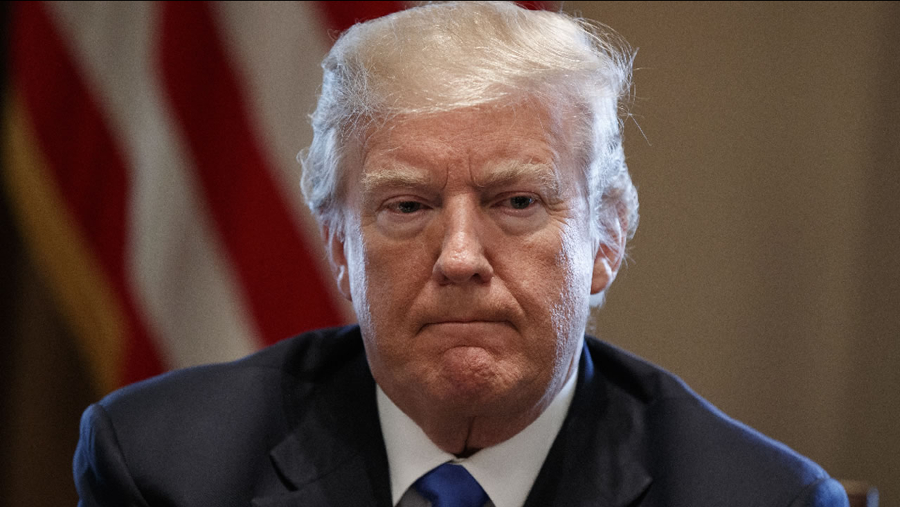 Donald Trump listens during a meeting with lawmakers on immigration policy in the Cabinet Room of the White House, Tuesday, Jan. 9, 2018, in Washington.