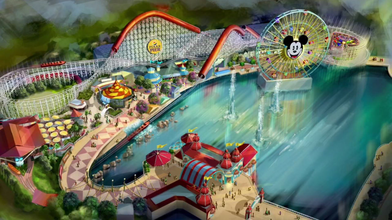 Construction on Pixar Pier begins at Disney California Adventure