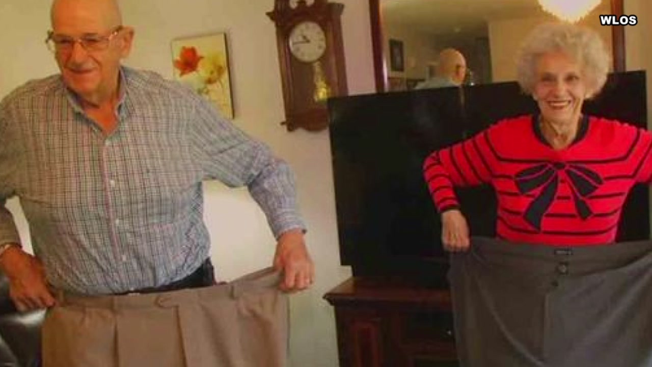 Couple in their 70s lose nearly 400 pounds