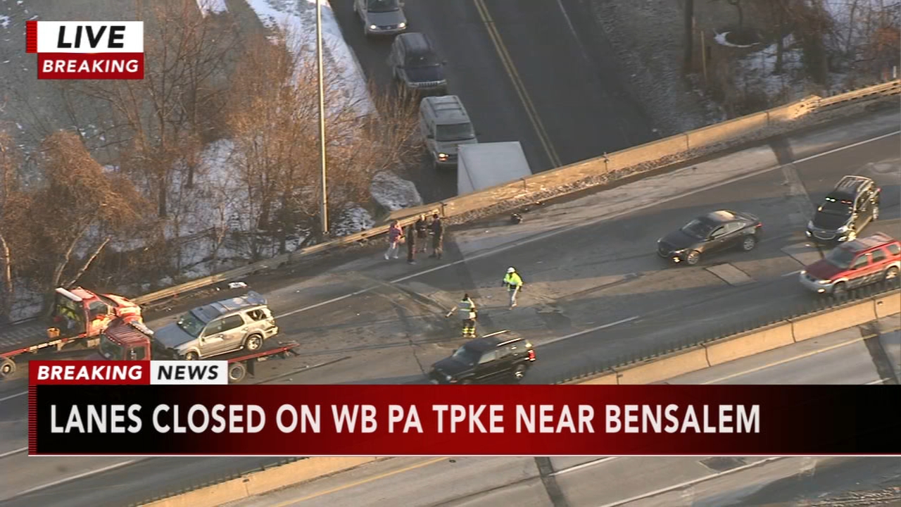 Multi-vehicle crash shuts down WB Pa. Turnpike