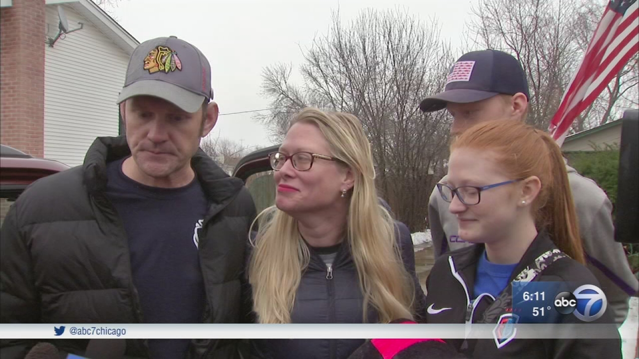 Firefighter who suffered from internal burning discharged from hospital