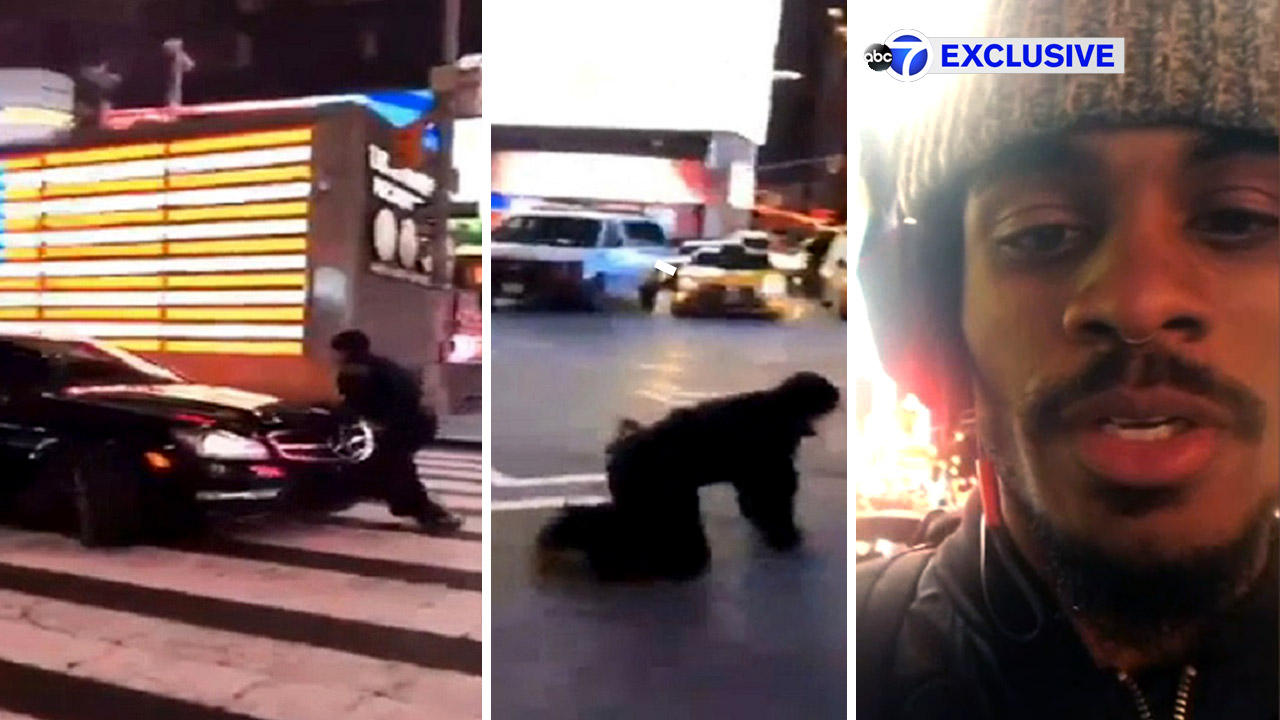 Man describes terrifying Times Square incident involving officer
