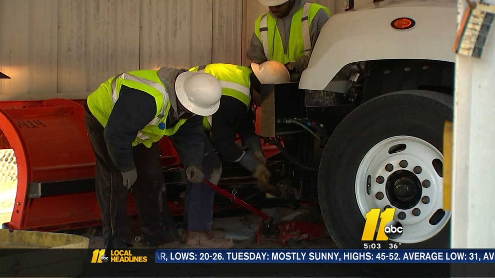Dozens of crews hit roads to prep for wintry weather - ABC11 Raleigh-Durham