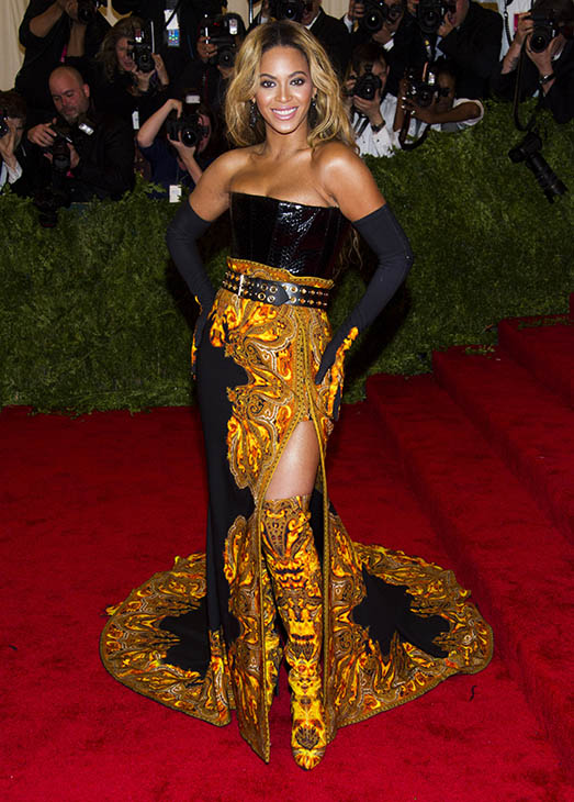 Beyonce attends The Metropolitan Museum of Art's Costume Institute benefit on Monday, May 6, 2013 in New York.