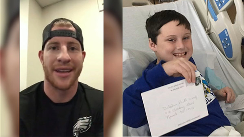 Philadelphia Eagles Quarterback Carson Wentz Sends Message To Young 