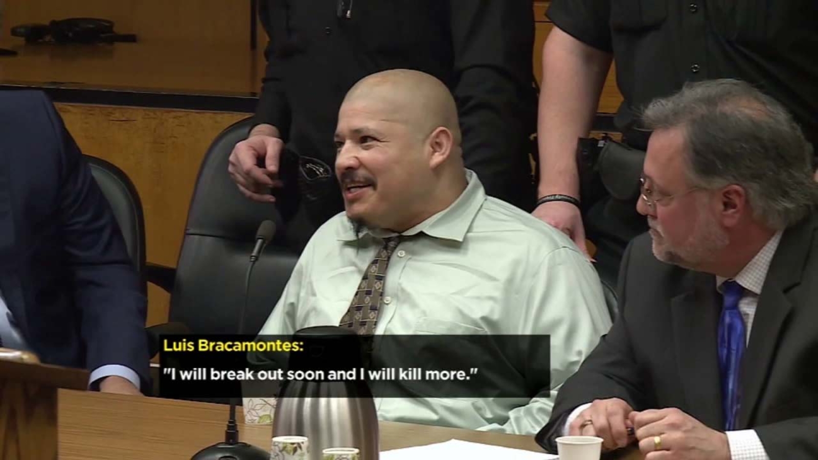 VIDEO: Man accused of killing 2 NorCal deputies smirks, shouts profane ...