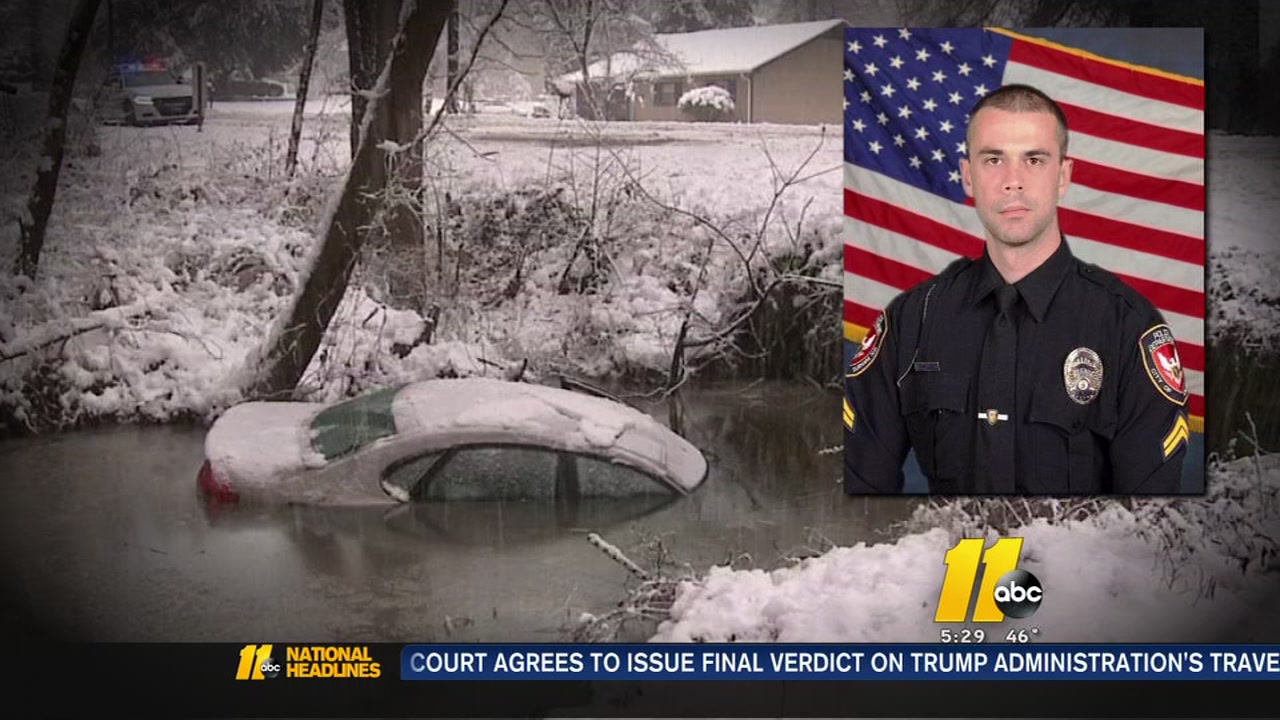 Durham police officer hailed as hero