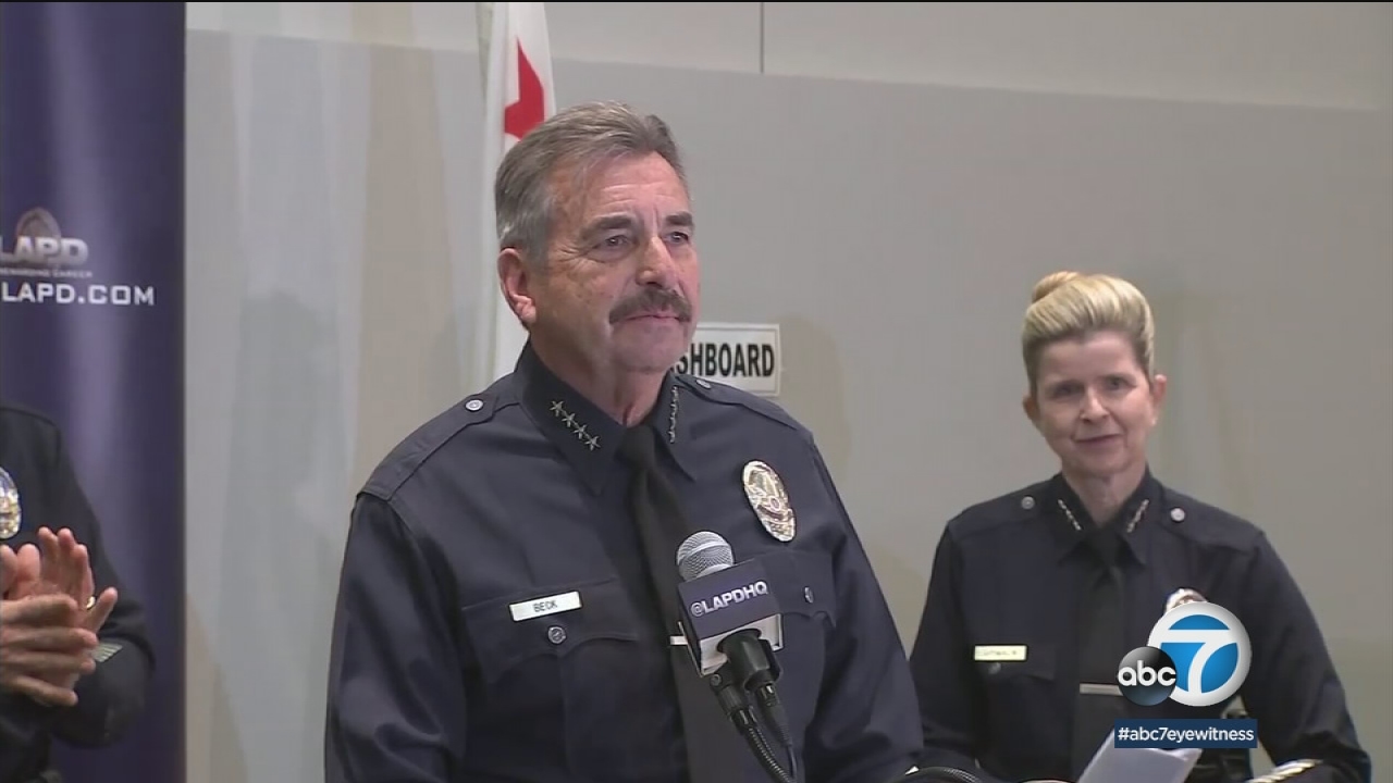 LAPD Chief Charlie Beck announces retirement