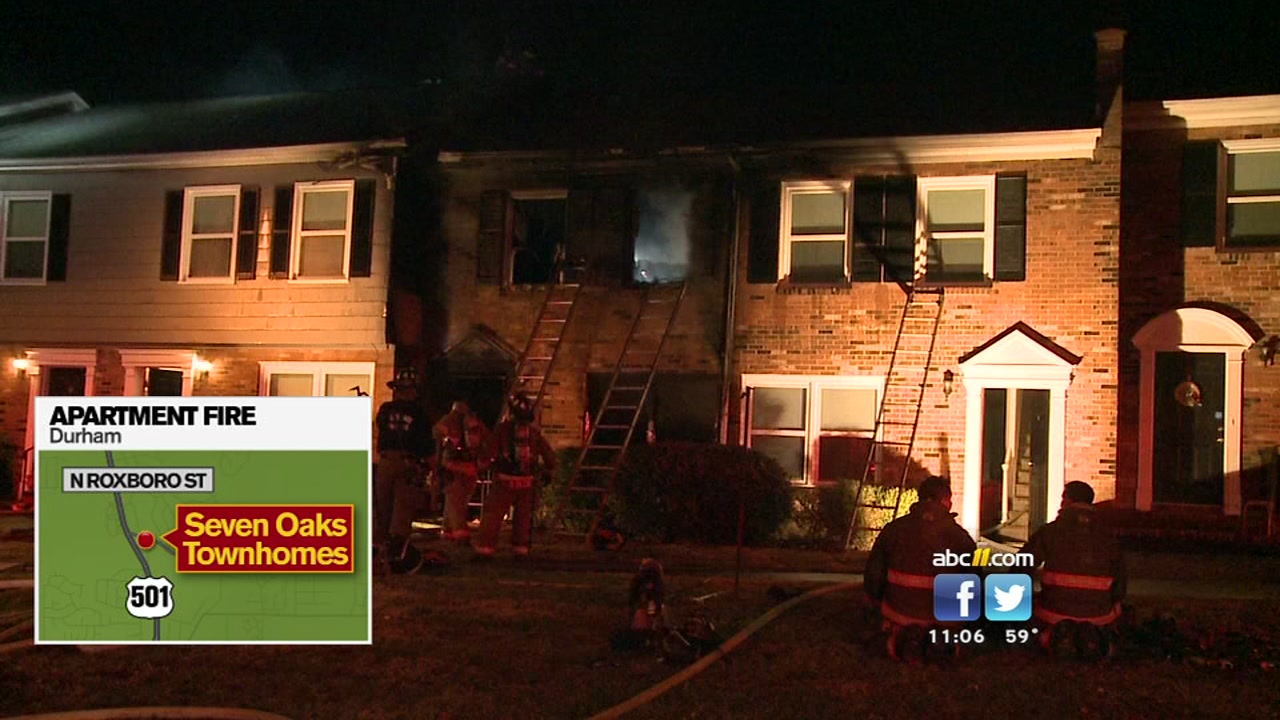 Five displaced by Durham apartment fire