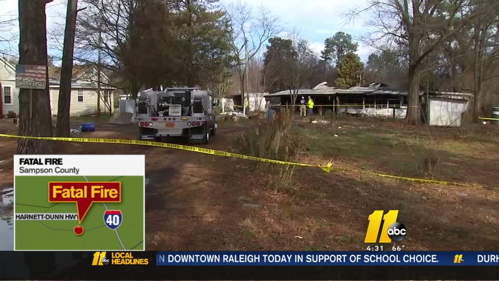Victim identified in deadly Sampson County house fire - ABC11 Raleigh ...