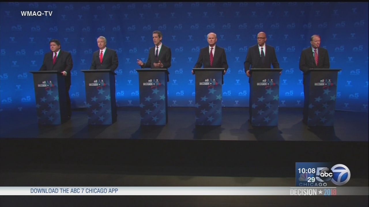 Democrat governor candidates hold first televised debate