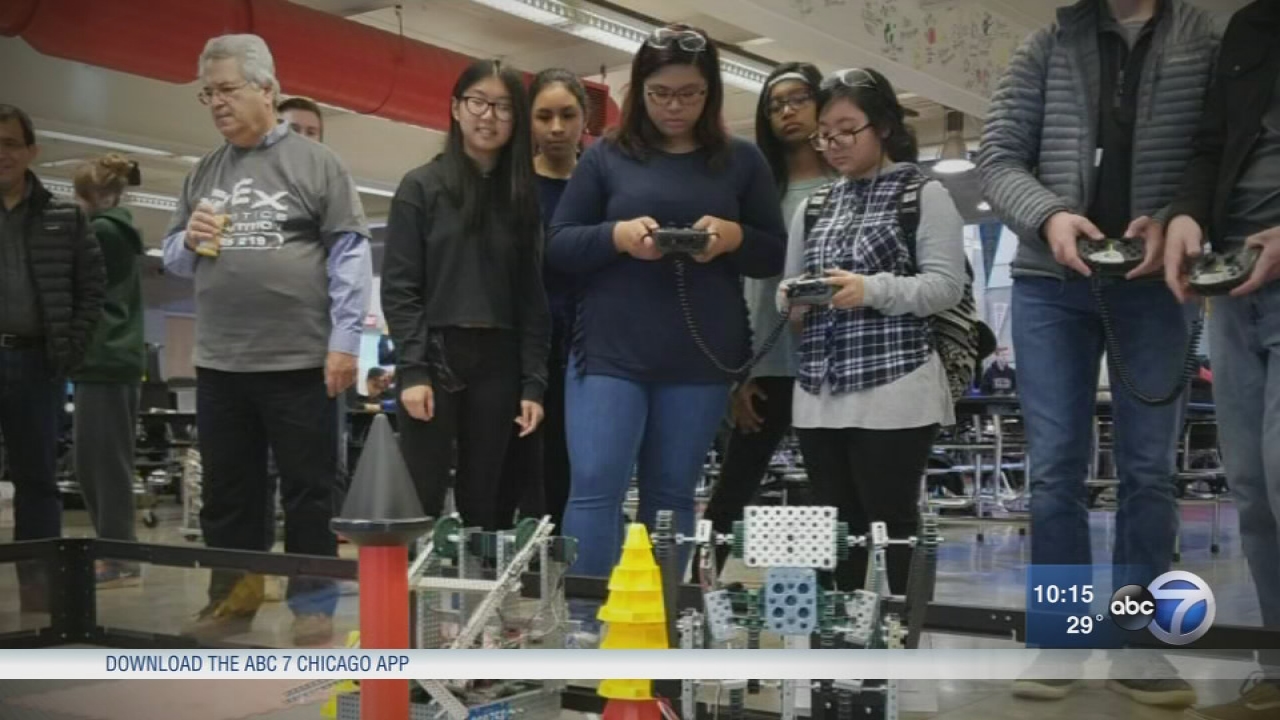 North Park all-girls robotics team prepares for national competition