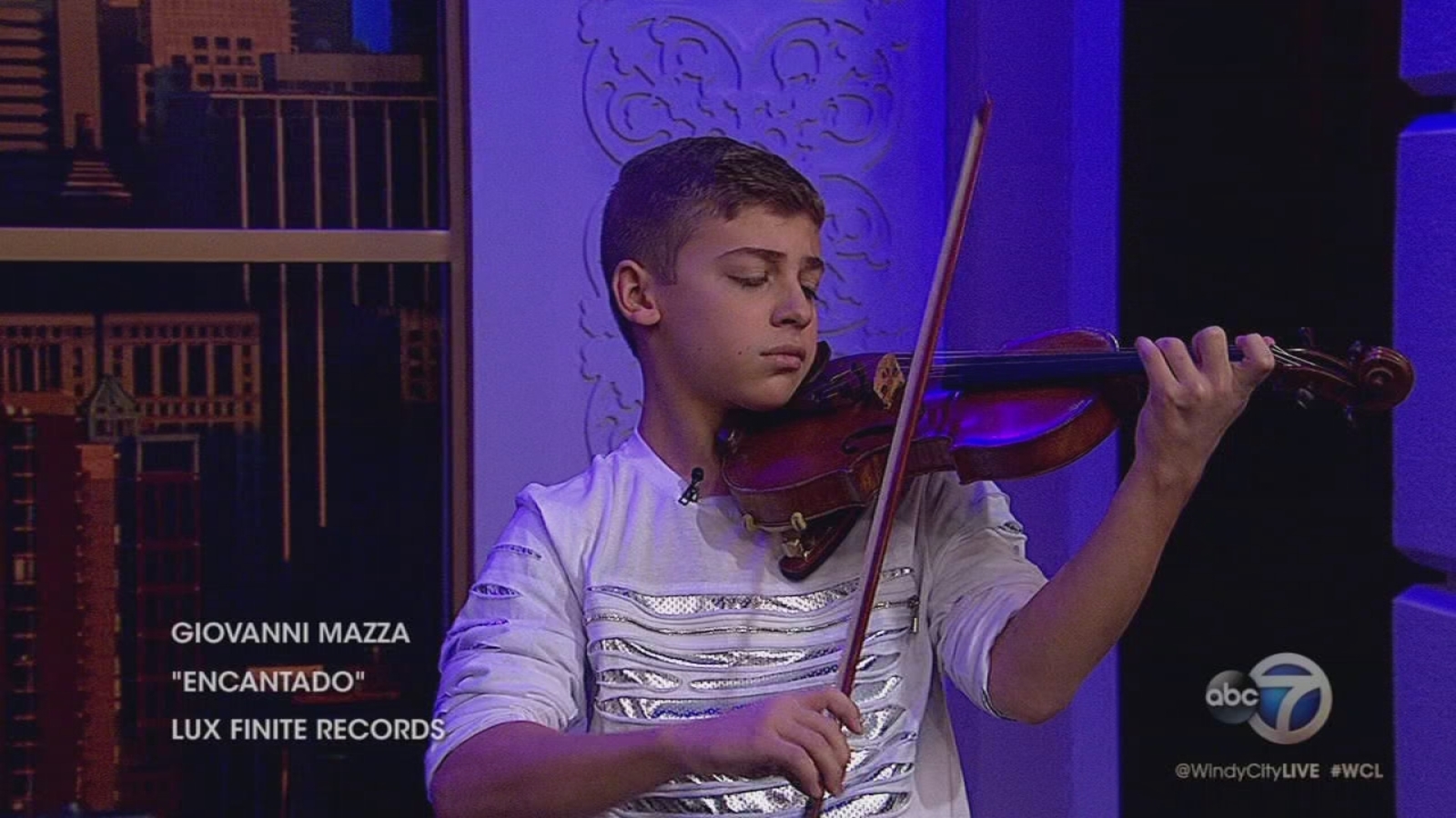 Violin prodigy Giovanni Mazza ABC7 Chicago