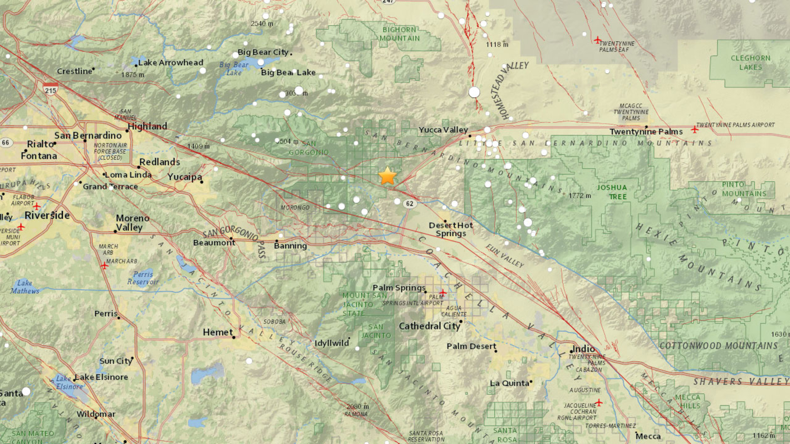 3.1 quake hits west of Morongo Valley ABC7 Los Angeles