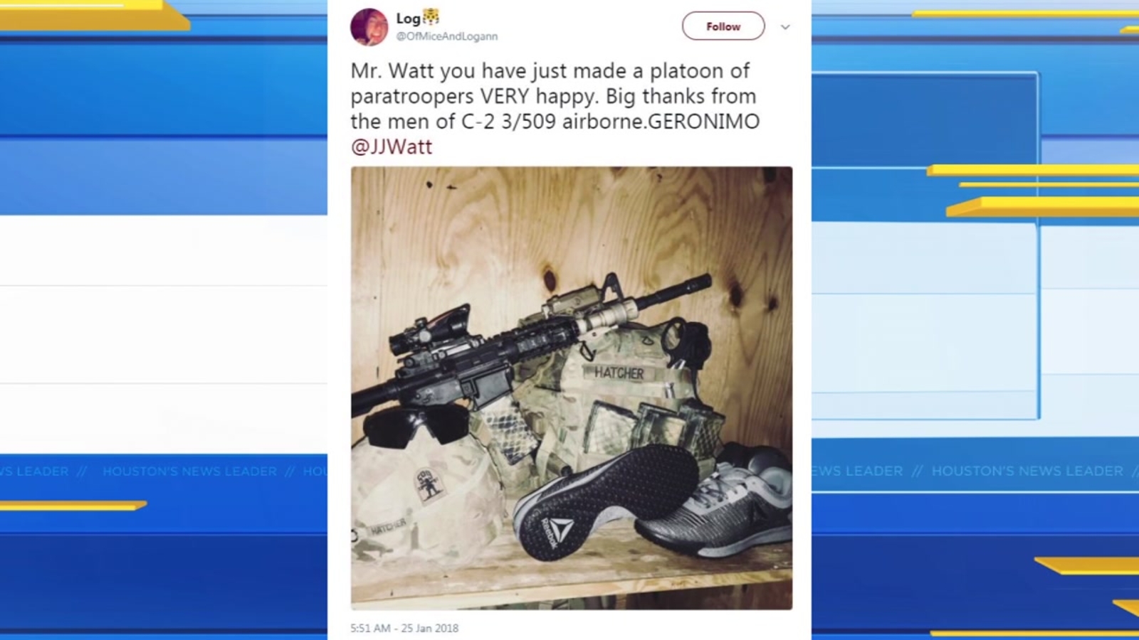 jj watt military shoes