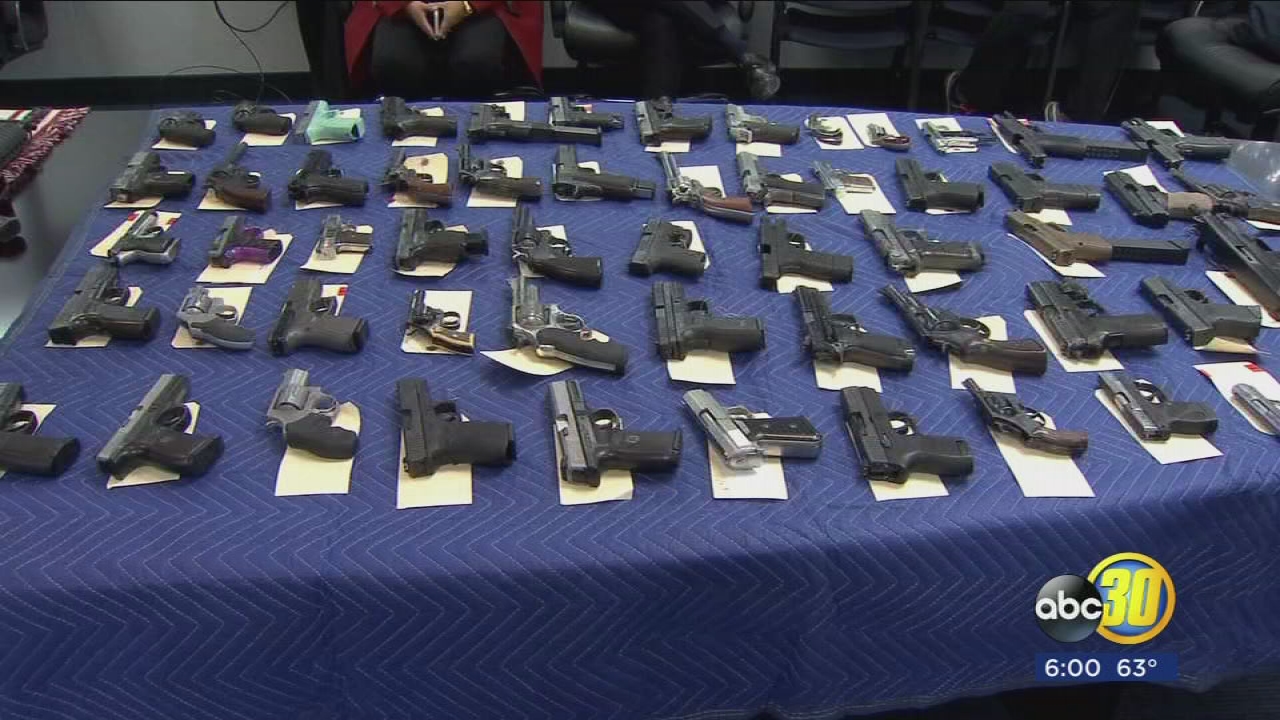Fresno Police sweep the streets for guns