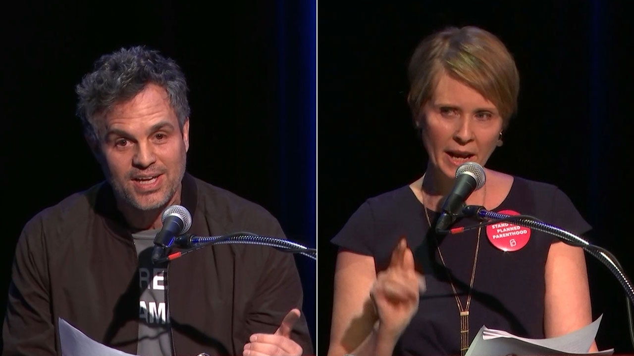 Celebs speak at counter-event to State of the Union