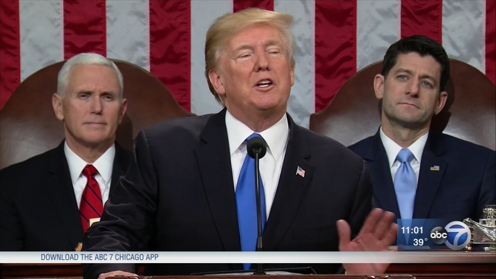 State of the Union 2018: Trump calls for unity; warns about gangs, drugs, North Korea