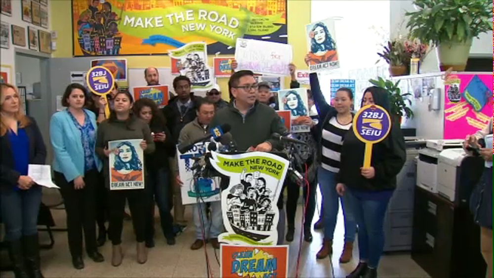 Rally held over concerns about gang violence, Trump immigration policies 