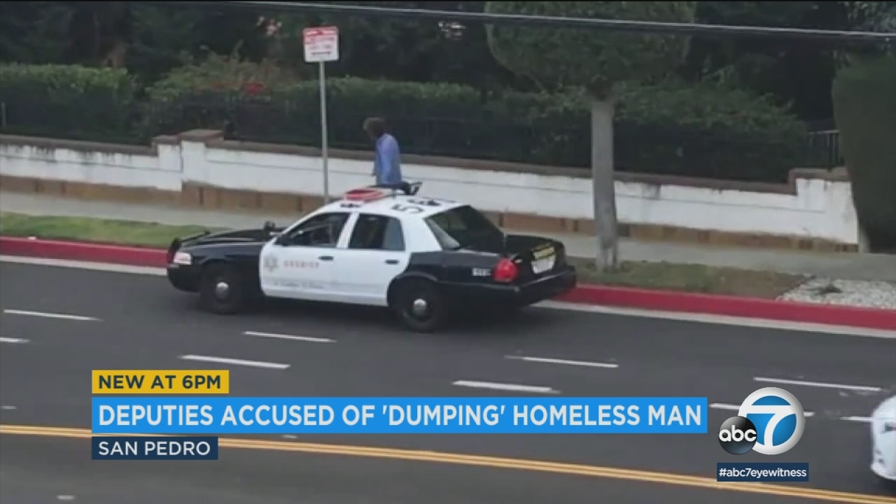 Sheriff's deputies accused of 'dumping' homeless man in San Pedro