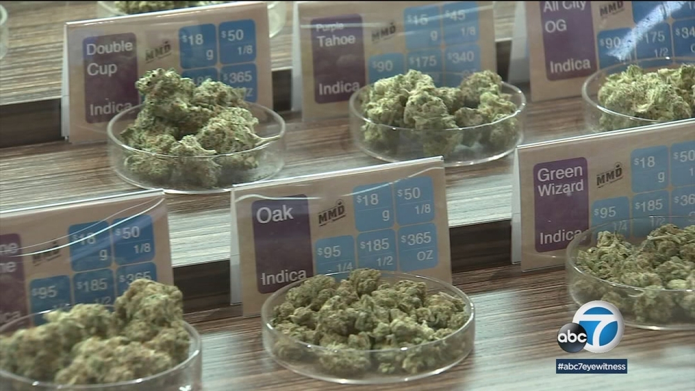 Hollywood pot dispensary starts sale of recreational marijuana