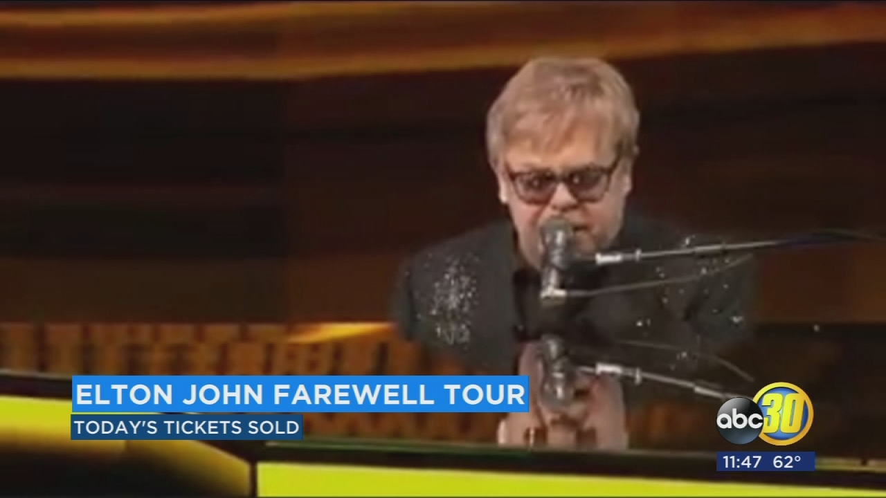 Pre-sale tickets go quick for Elton John concert at Save Mart Center