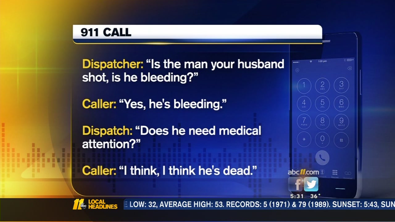 Fayetteville woman calls 911 in panic after her husband shoots would-be robber