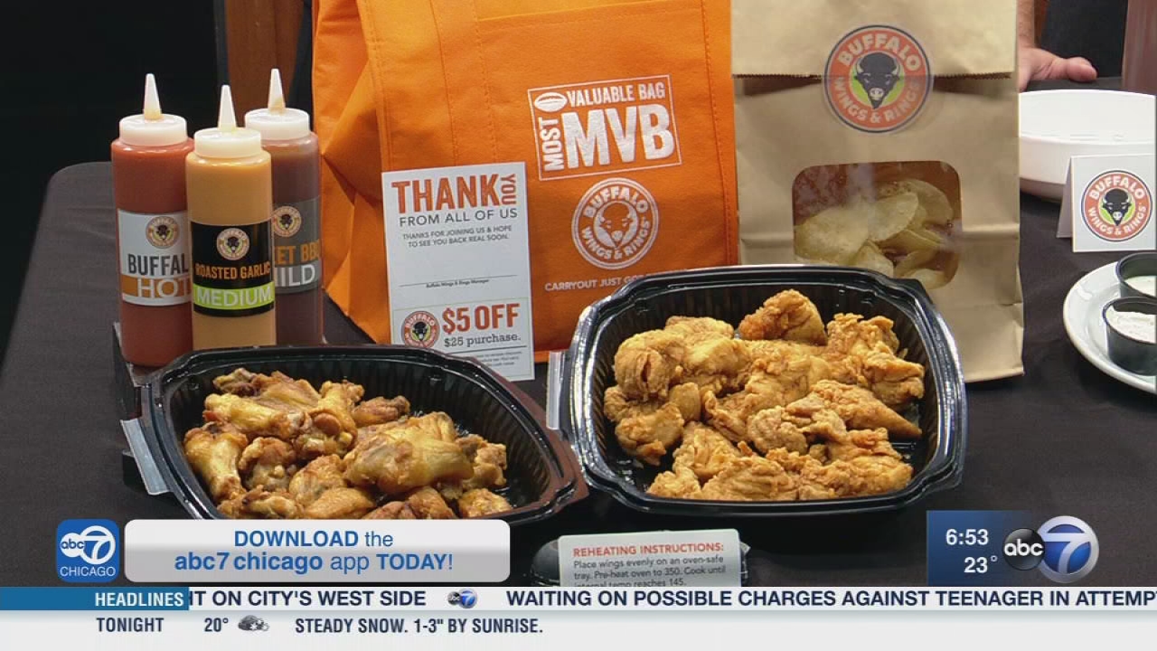 Get ready for the Super Bowl with Buffalo Wings and Rings