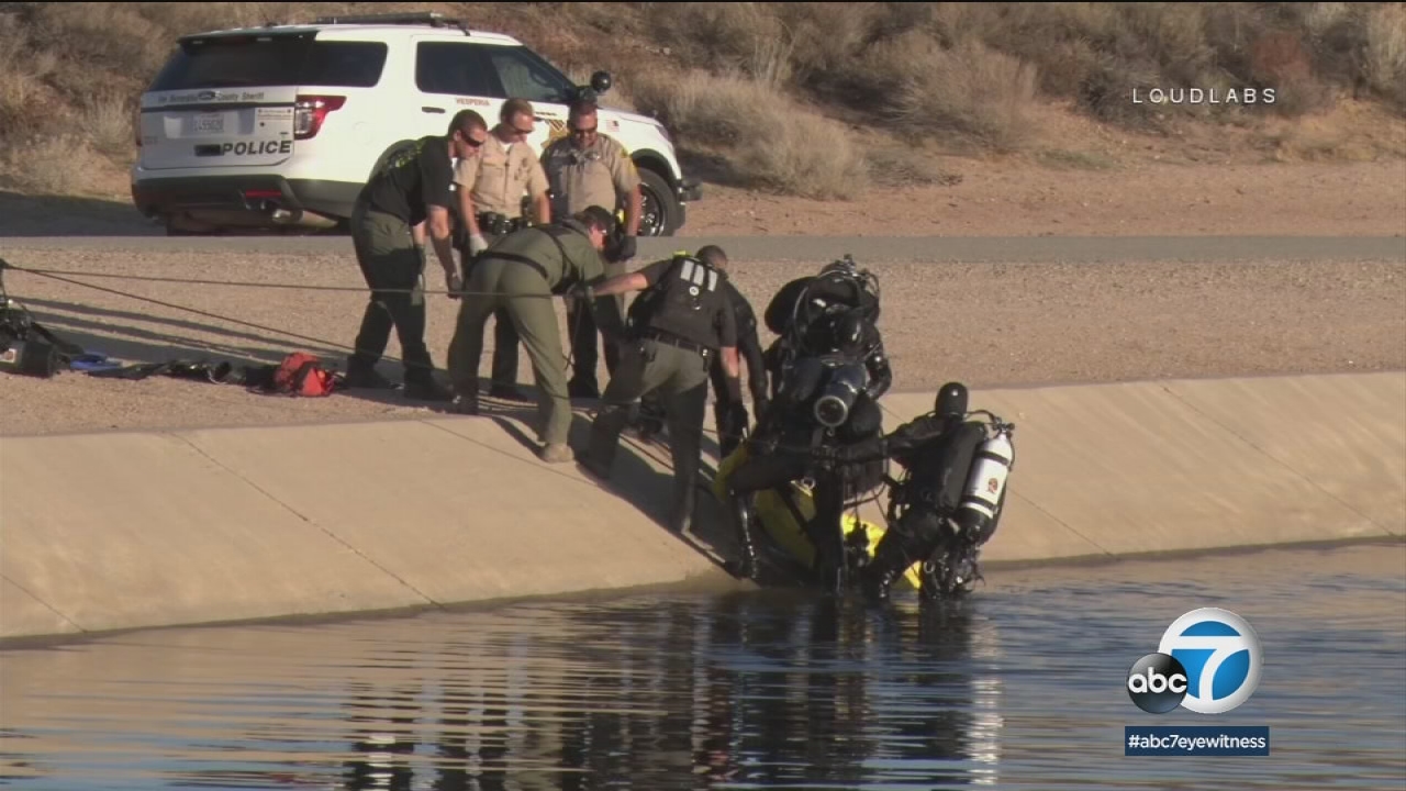 Man dies after rescuing son from aqueduct in Hesperia