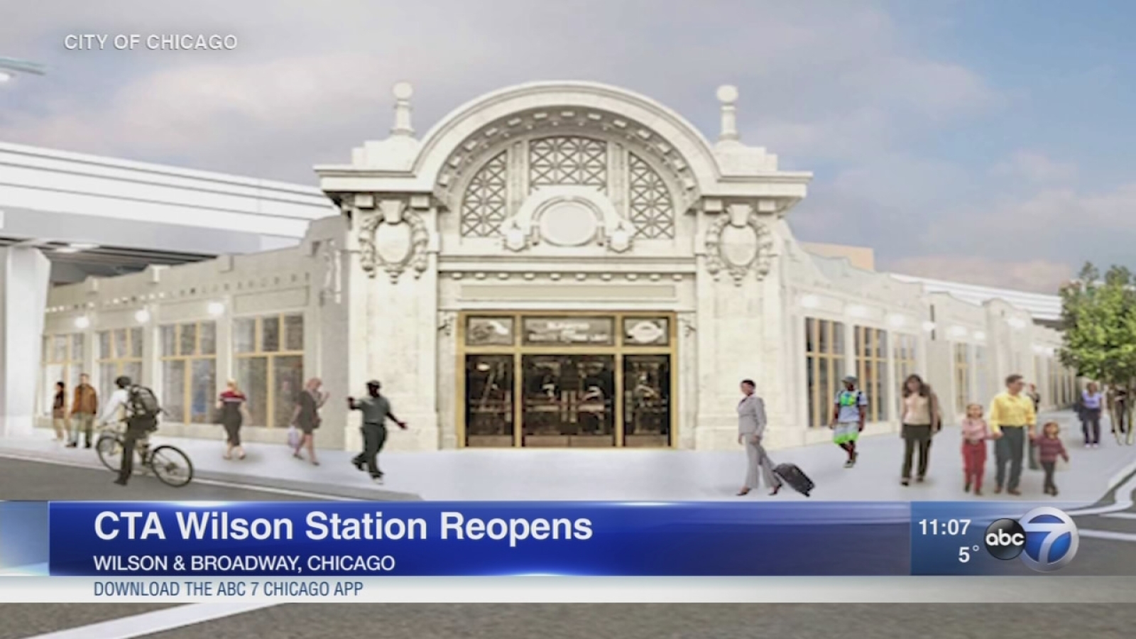 CTA Wilson Station reconstruction project completed ABC7 Chicago