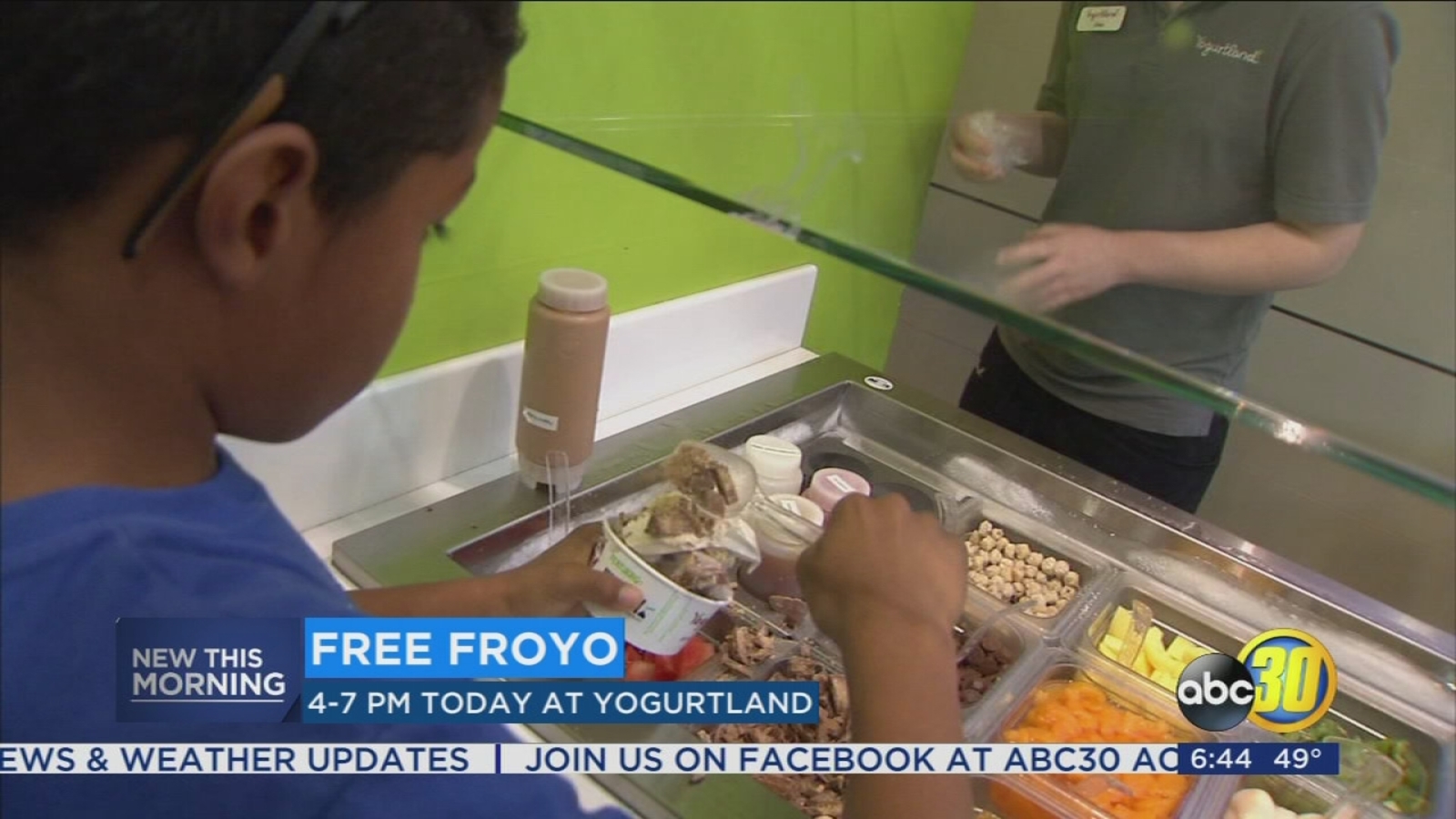 Yogurtland giving away free FroYo for National Frozen Yogurt Day