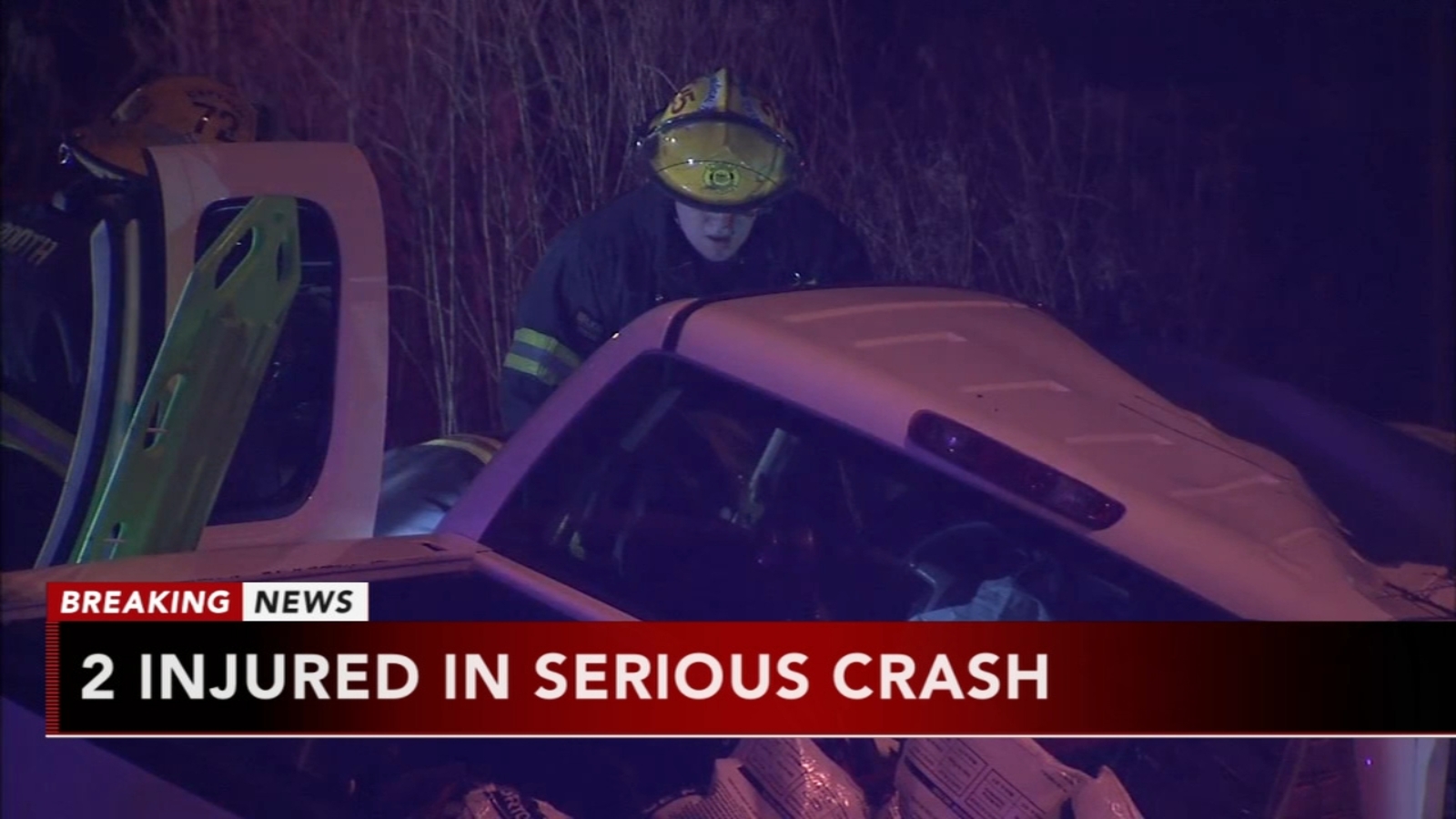 2 injured in Roosevelt Expressway crash - 6abc Philadelphia