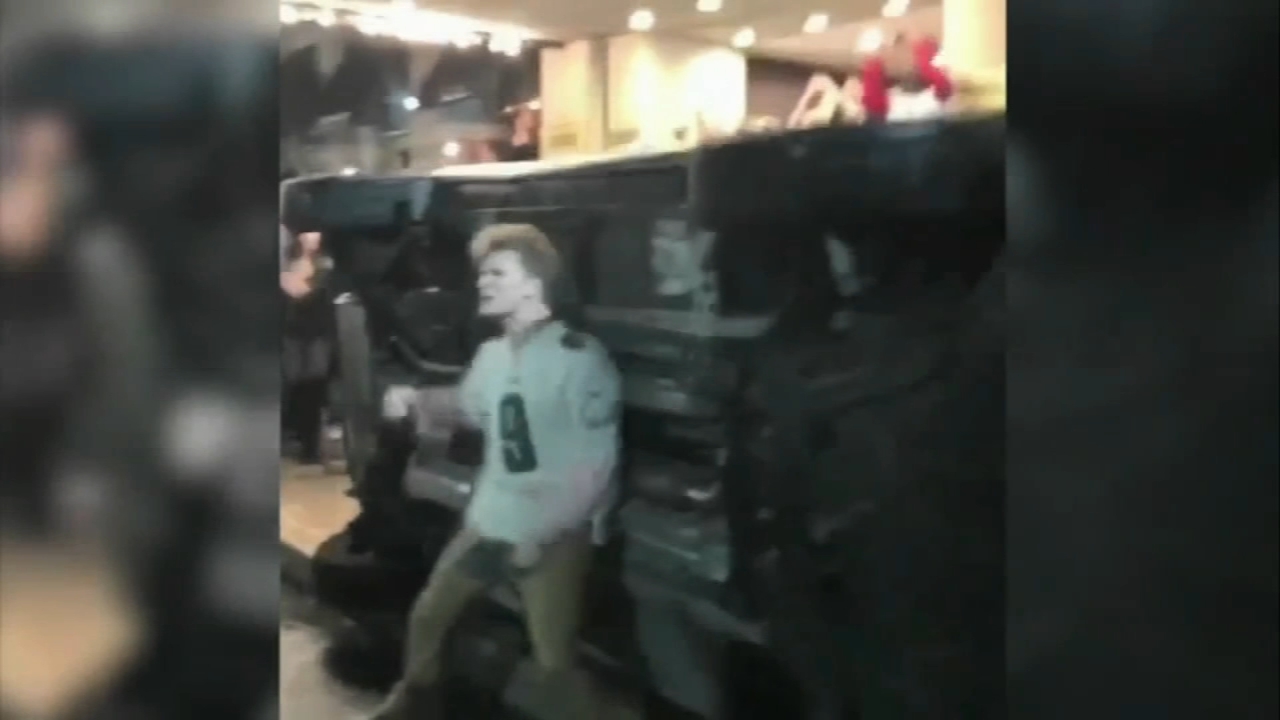 8 arrested, dozens sought following Super Bowl celebrations
