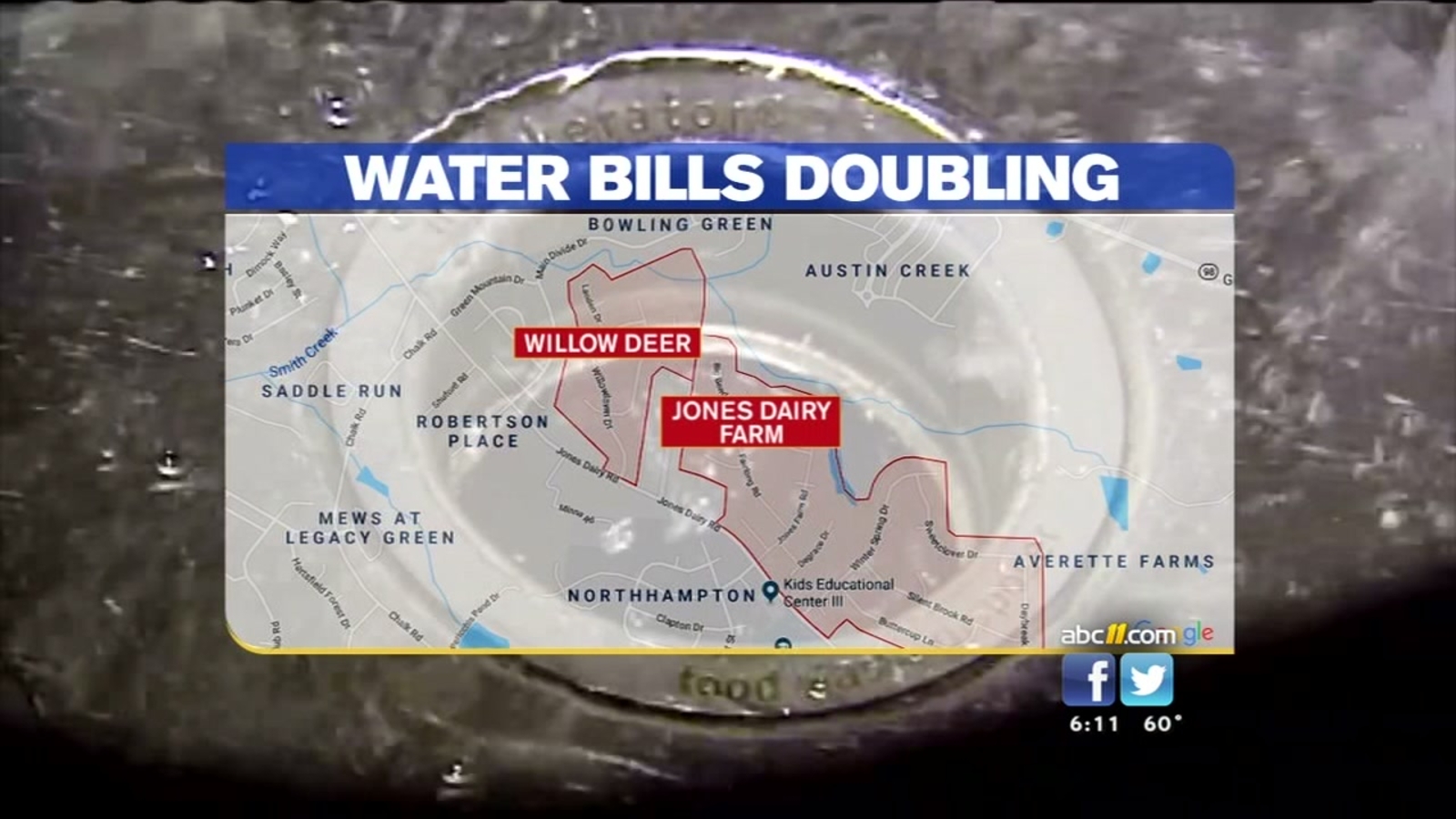 'Mistake' means water bills doubled for hundreds in Wake County ABC11